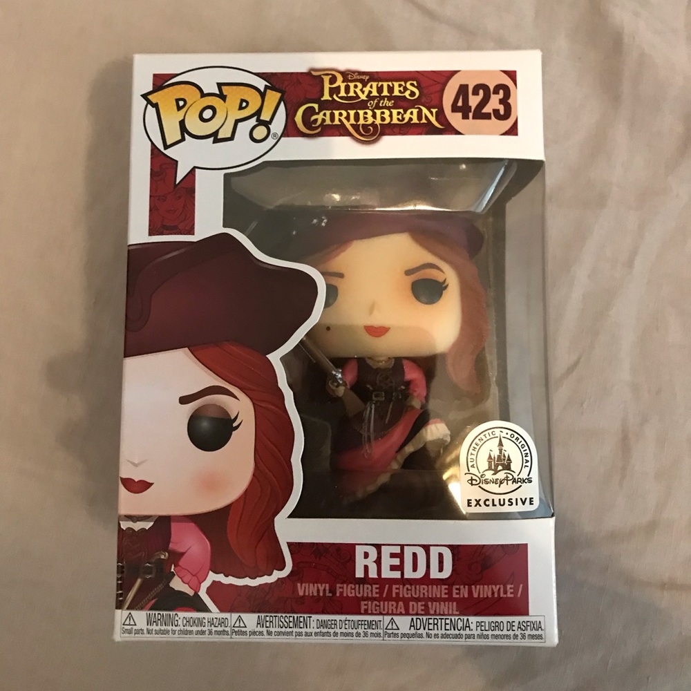 Disney Parks Exclusive Pirate Redd Funko Pop